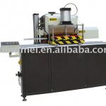 Milling machine for the end faces of aluminum-plastic door/window