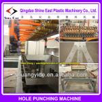 Automatic pneumatic plastic hole punching machine