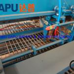 High quality walking steel grating platform making machine