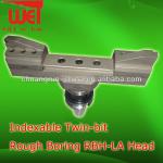 New Large Hole Boring Modular Indexable Twin-bit Rough Boring RBH-LA Head BST Adaptor BT Shank RBH-LA Series Boring tools