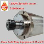 High precision drilling and milling spindle motor 4.5kw water cooled China honest suppier