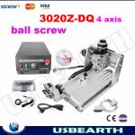 Engraving Machine 230W CNC 3020 Z-DQ With 4 Axis 3D Design Mini Drilling And Milling Carving Router For PCB/Wood etc