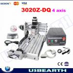 230W CNC 3020 Z-DQ 3D Design Mini 4-Axis Engraving Machine Drilling/Milling Carving Router For PCB/Wood &amp; Other Materials