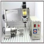 AMAN 3040 200W hot sell 4 axis mini cnc lathe-