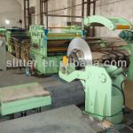 High speed metal sheet straightening and cut to length line