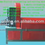 Wire rod straightening and cutting machine