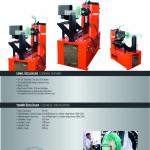 Rim straightening machine with shinning system