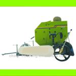 Chopped grass silage baling machine