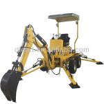 Yanmar diesel engine or Honda gasoline engine mini towable backhoe