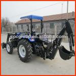 4wd 40hp tractor with front end loader and backhoe