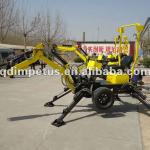 Towable backhoe with 22hp yanmar engine