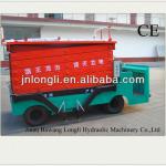 6m-16m SJYC hydraulic scissor lift with TRUCK