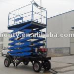 diesel power-mobile scissor lift table