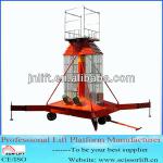 4-35m electric manlift/telescopic man lift/window cleanling lift