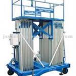 Single aluminum alloy mast lifts