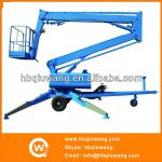 Articulated trailer mounted platform lift cherrypicker