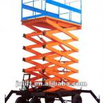 Scissor type aerial work platform/mobile hydraulic lift table