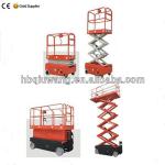 Self-propelled hydraulic scissor lift skylift