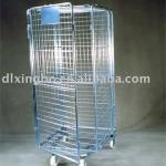 Collapsible galvanized storkable cage pallet
