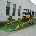 CE-approved hydraulic container ramp