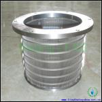 AISI202 Cylindrical type centrifuge baskets used in self-cleaning filter