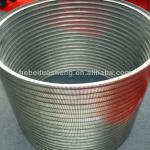 stainless steel wedge wire mesh screen for mine screen mesh