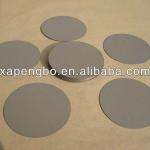 Stainless steel and titanium filter plates