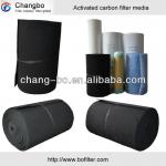 CA series activated carbon filter material/activated carbon air filter