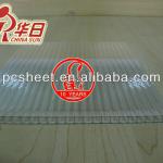 Makrolon plastic pc sheet for glazel lighting and swimming covering