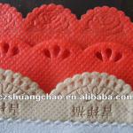 Ultrasonic lace machine samples