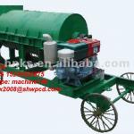 new model movable coconut defiber machine driven by diesel engine coconut fiber machine