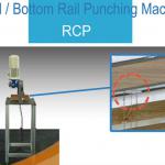 Head and Bottom Rail Pneumatic Punching Machine for Thread of Wood Blinds