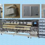 Ultrasonic automatic non-dust textile/fabric roll slitting machine