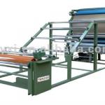 Fabric and foam laminating machine for shoe making