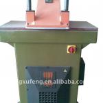Second hand ATOM shoes machines used, clicking swing arm cutting press machine