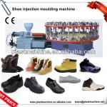 Semi-automatic plastic PVC/TPR shoe sole rotary injection making machine