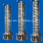 vibrating elevator screw dealing with flamable materials as well as conveying