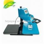 Hand-cranked T-shirt heat transfer press machine