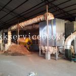 eddy current type wood chip dryer