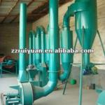 High capacity sawdust air flow dryer