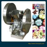 Single punch tablet press machine with different moulds