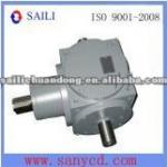 T6 90 right angle degree helical bevel gearbox/ variable