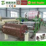 787-1092 small type toilet paper machine 1-2 T/D raw material: waste paper, bagasse, wheat straw Paper Product Making Machinery