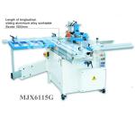 Sliding table saw with scoring blade MJX6115G