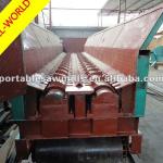 Mobile 9 meters Double Rollers Slot Wood Debarker With Diesel Engine