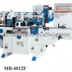 Four-sides Woodworking Thicknesser MB-4012F with Processing width 18--120mm and Processing thickness 8--100mm