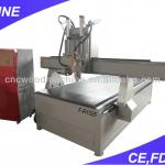 wood door carving machine with 2 spindles