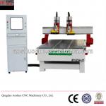 2 Heads CNC Routing Machine Used For Wood