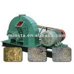 Wood shaving machine for wood logs and branches