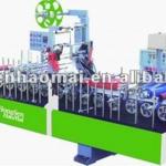 Multifunctional linear profile rollers wrapping/coating/covering machine